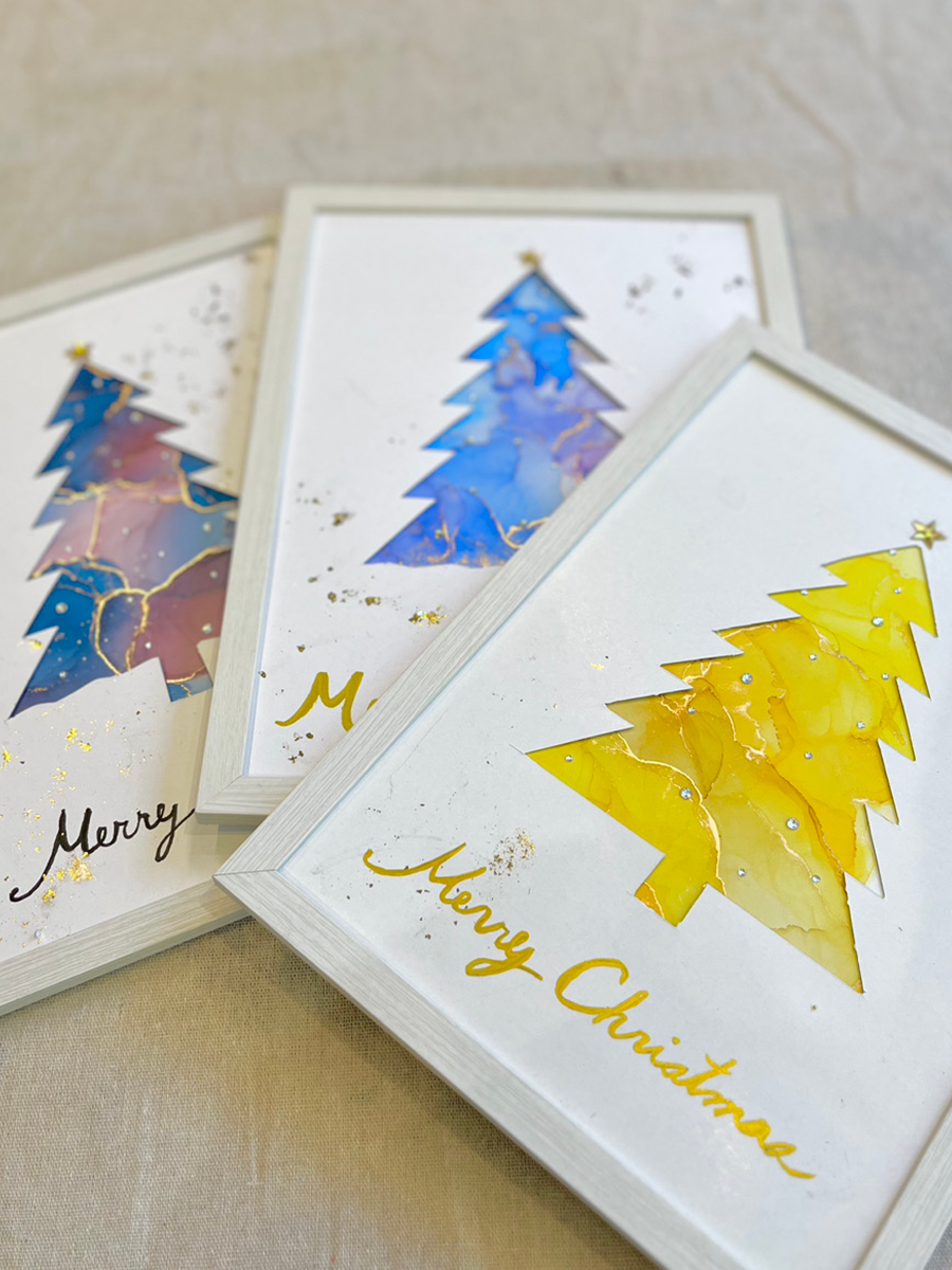 新宿御苑前店)【ART】12/9,16 クリスマスツリーインクアート