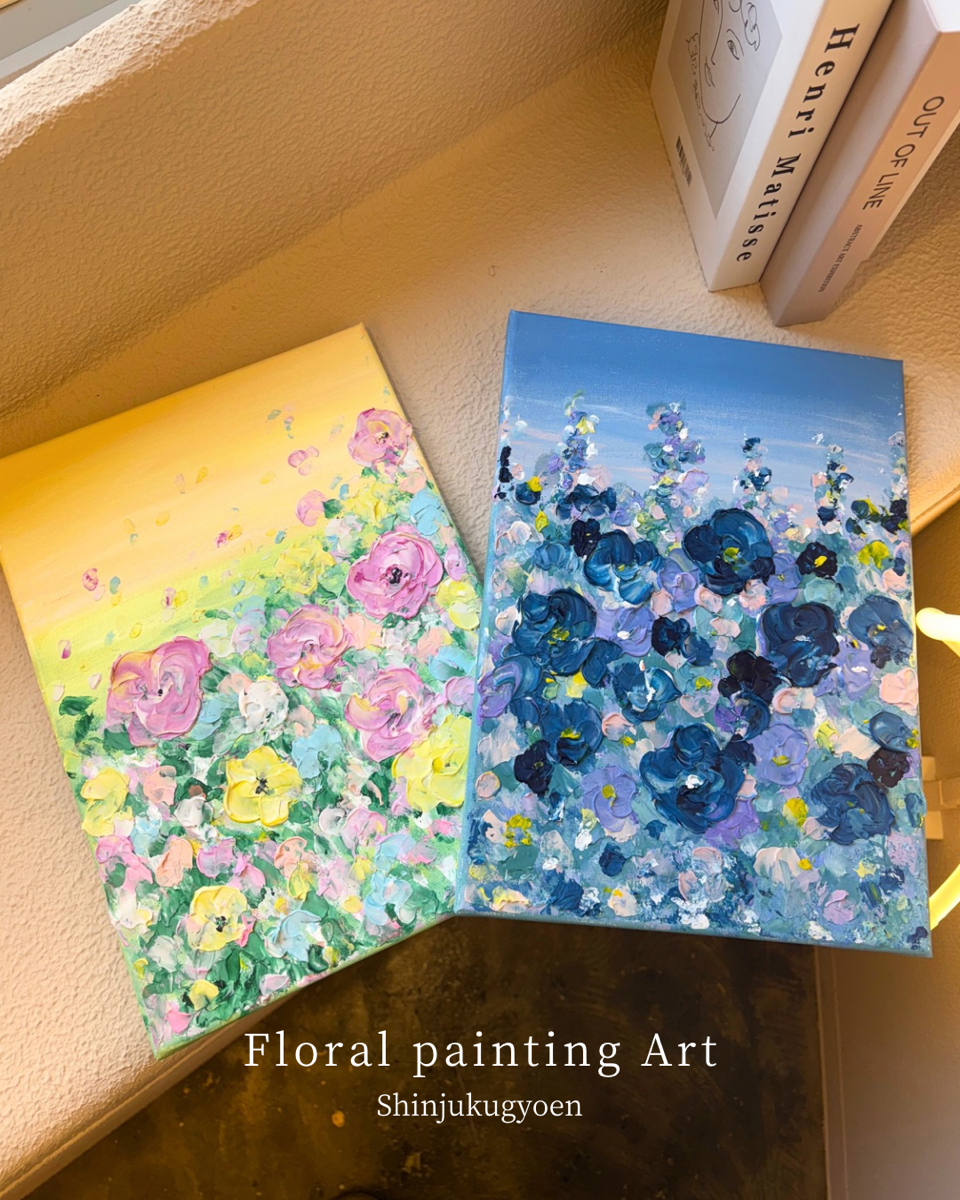新宿御苑前店) 4/12 Floral painting art | CREA BASE - art&craft